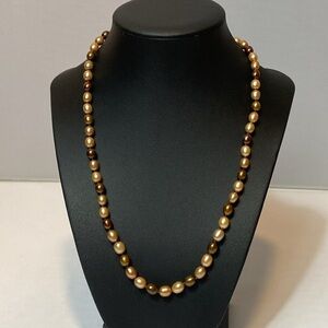 Honora Mocha Shades of Brown Freshwater Pearl Necklace